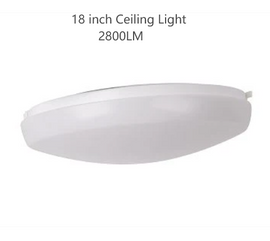 MW LED 18 Inch Flush Mount Ceiling Light LED 40W 3CCT Color 3000K/4000k/5000K (CCTChangeable/Adjustable)