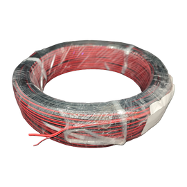 MW LED CUL Certified 22AWG Extension Cable Wire Cord for Led Strips , 2 Pin Hookup DC Wire (100M, Red and Black)330ft