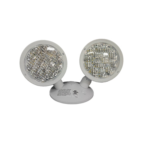 MW LED Remote Head (Double) for Emergency Light,Thermoplastic DC6V-12V Opertional,2 x 3 Watt, 2X180 Lm, CM-202A CSA Listed