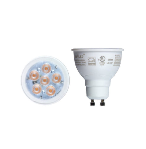 MW LED 7.5W Dimmable GU10 LED Light Bulb, 75W Incandescent Replacement UL-Listed Spotlight, Track Lighting, Recessed Light, 600lm, 40 Degree Beam Angle 5000K Daylight