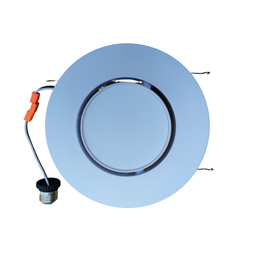 6 Inch Rotatable LED Recessed Gimbal Lighting,Dimmable Downlight 5CCT Color 2700k/3000K/3500K/4000k/5000K (CCT Changeable/Adjustable) CETL Listed