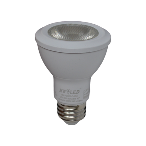 PAR20 LED Light Bulb, 50W Incandescent Replacement Spotlight, 5000K Daylight
