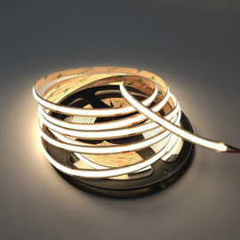 MW LED COB LED Flex Strip Lights, Cool White 3000K 24V, High Density Uniform LED Strip Light for Under Cabinet Light, Home Decor Light.