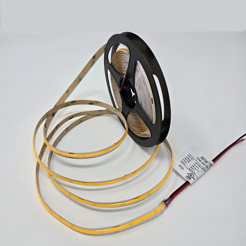 MW LED COB LED Flex Strip Lights, Cool White 4000K 24V, High Density Uniform LED Strip Light for Under Cabinet Light, Home Decor Light.