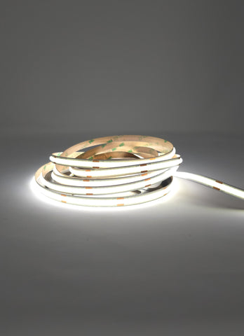 MW LED COB LED Flex Strip Lights, Cool White 6000K 24V, High Density Uniform LED Strip Light for Under Cabinet Light, Home Decor Light.