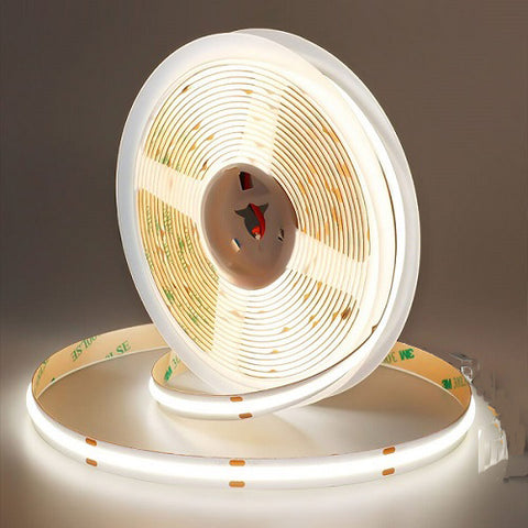 MW LED COB LED Flex Strip Lights, Cool White 6000K 24V, High Density Uniform LED Strip Light for Under Cabinet Light, Home Decor Light.