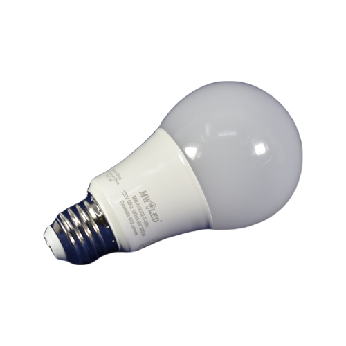 MW LED 9W LED A19 E26 Bulb CUL-Listed Dimmable (60-Watt Equivalent), 800 Lumens, Medium Screw Base, 350° Beam Angle - (10 Packed) Daylight 5000K)