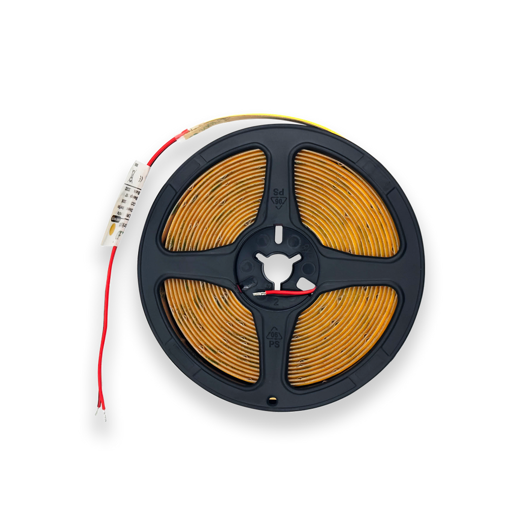 MW LED COB Strip Lights, Warm White 3000K 12V 16ft/5m, High Density Uniform Light Super Bright High Density LED Strip Light