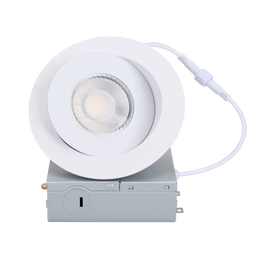 MW LED 4 inch Gimbal Recessed LED Pot Lights, with Junction Box, Dimmable Ceiling Light/Potlight, 9W 750LM 3000/4000/5000K(Multi CCT)