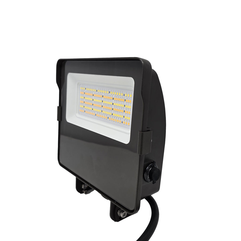MW LED Max. 63W Flood Light Outdoor Super Bright Outdoor Lights (Adjust to 63W/ 50W/ 36W) (CCT 3000K/ 4000K/ 5000K) Security Lights for Garden, Garage, Yard, Sports Ground, Patio, Parking Lots