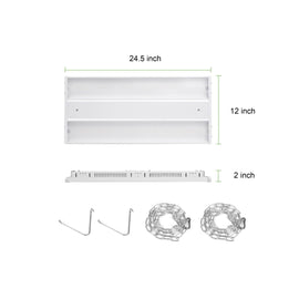 MW LED Linear High Bay Light 165W 5000k for Warehouse Workshop Factory Lighting, Shop Lights