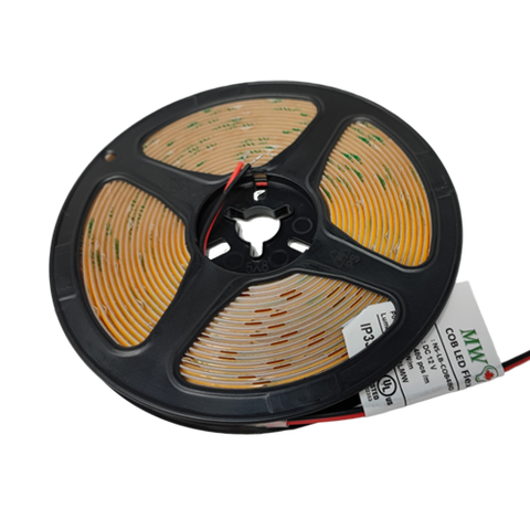 MW LED COB Strip Lights, Natural White 4000K 12V 16ft/5m, High Density Uniform Light Super Bright High Density LED Strip Light for Cabinet Lighting, Home Decor Light.