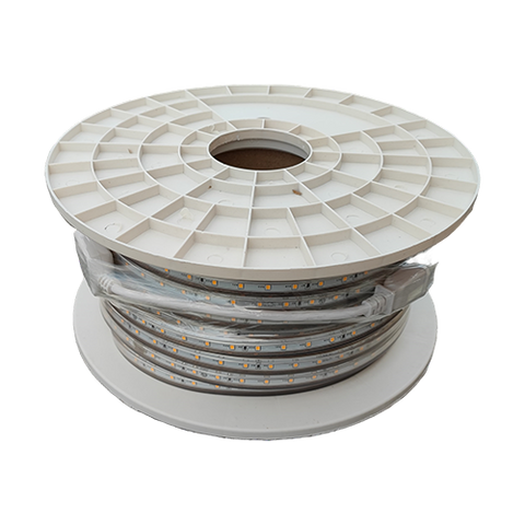 Waterproof Warm White 6000K 120V 165ft/50m, Outdoor Strip Lights Ideal for Eaves, Backyards Garden, Indoor Outdoor Use.