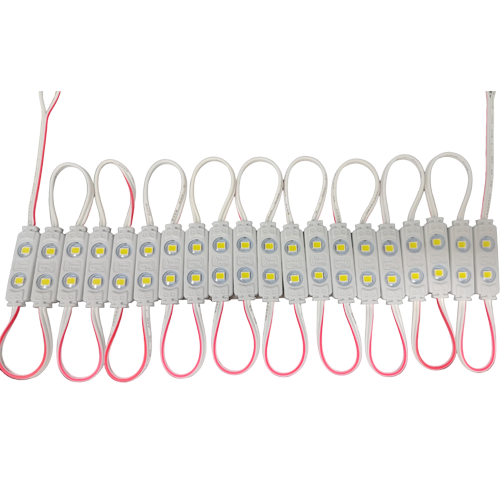 MW LED 500 pcs 2 LED Module for Signs DC12V Pure White 0.32W Waterproof for Letter Sign Advertising ,Sign Channel Letter.