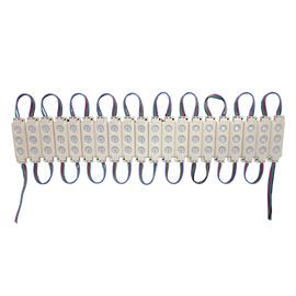 MW LED 100pcs 3 LED RGB Injection Module for Signs DC12V Pure White 0.72W Waterproof for Letter Sign Advertising ,Sign Channel Letter.