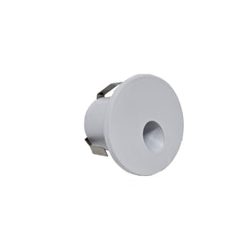 MW LED Round Recessed Step Stair bevel angle ,Light Wall Lamp Porch Pathway Spot Light Plinth Patio Lighting for Corner Deck Balcony 3000K Warm White DC12V