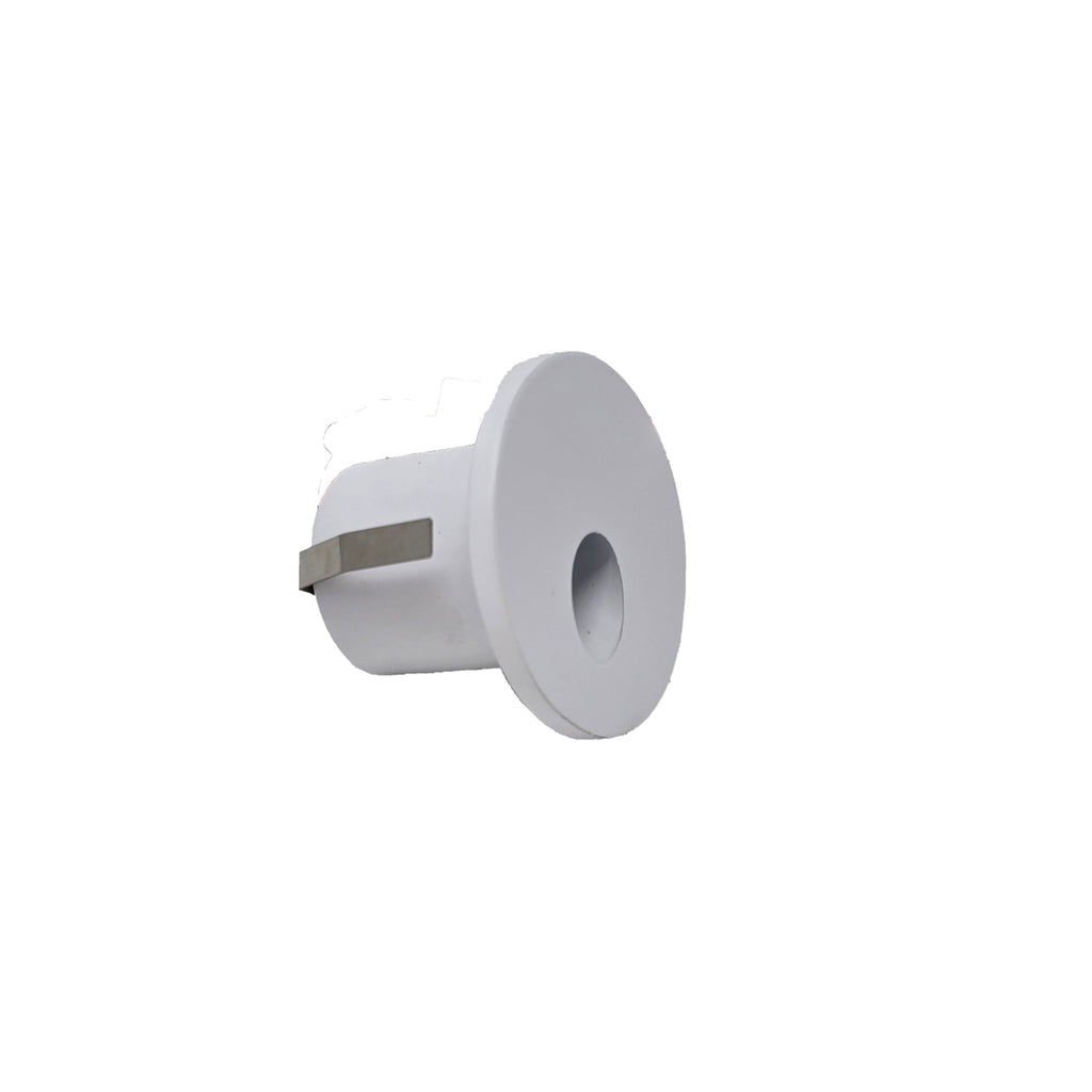 MW LED Round Recessed Step Stair bevel angle ,Light Wall Lamp Porch Pathway Spot Light Plinth Patio Lighting for Corner Deck Balcony 3000K Warm White  DC12V