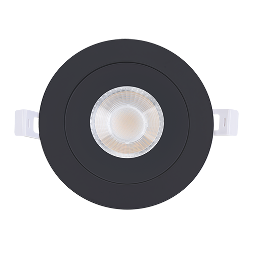 MW LED  4 inch Gimbal Recessed LED Pot Lights, with Junction Box, Dimmable IC Rated 180?Rotatable Ceiling Light/Potlight, 9W 750LM 3000/4000/5000K(Multi CCT) Black Trim