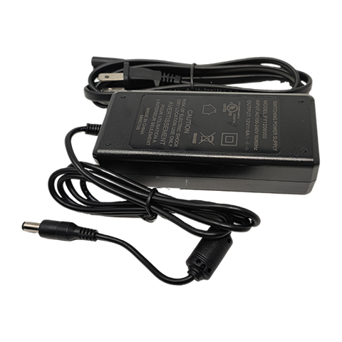 100-240V AC to DC 12V 6A Power Supply, 72 Watts 12V 6A Switching Power Adaptor Converter, 5.5x2.5mm & 5.5x2.1mm DC Plug, (Certified cUL )