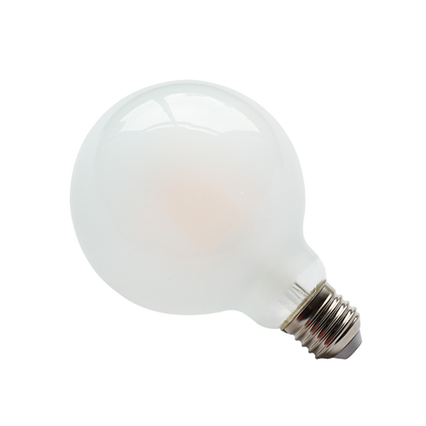 G125  Light Bulb  10W LED Filament 80W Incandescent, Base E26, 2700K Warm White