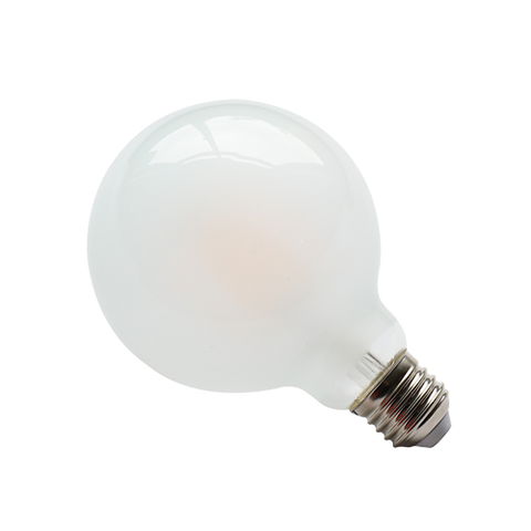 G125 Light Bulb 10W LED Filament 80W Incandescent, Base E26, 2700K Warm White