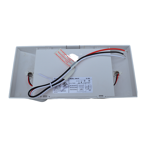 MW LED Emergency Lights CM222 Ultra - Bright White LED Light 1.2w x 2, Battery Backup for 90 Minutes 120V Universal mounting CSA Listed