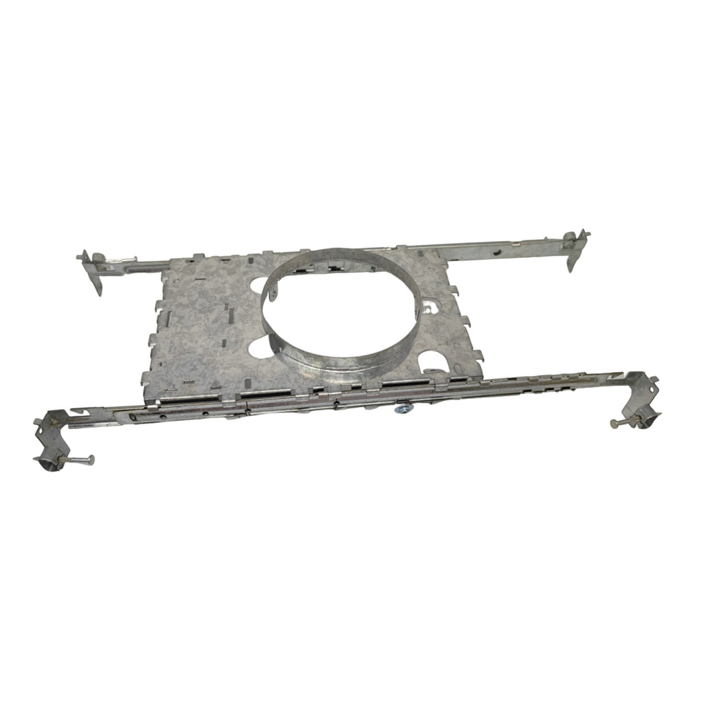 New Construction Mounting Plate, 4 inch, Sliding Plate, Recessed Lighting Shallow Housing 6-Pack