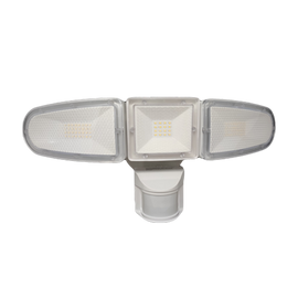 MW LED Motion Sensor Outdoor Flood Light, 40W Ultra Bright 4500LM, 5000K Waterproof LED 3-Head Security Light, Dusk to Dawn Mode, ETL Certified
