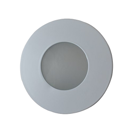 MW LED Recessed Lighting Shower Trim (4" Shower (Thick Border), Glossy White) for 4 1/4" Housing