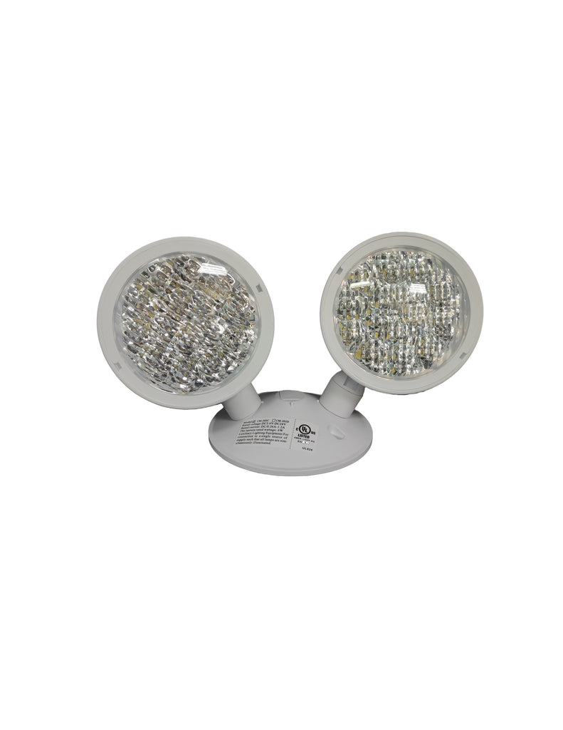 MW LED Remote Head (Double) for Emergency Light,Thermoplastic DC6V-12V Opertional,2 x 3 Watt, 2X180 Lm, CM-202A CSA Listed