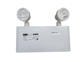 MW LED Emergency Lights with Remote Capabilities, Commercial Battery Unit Emergency Lights with 2 by 2 watts Head, 120v/347v Universal mounting CSA Listed (CM-212B)