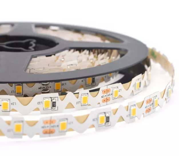 MW LED S Shape Bendable LED Strip Light,Warm White 3000K, 12V. 4.8W/M, 6.6MMx5M. Best for advertising Sign Light , Home Décor Light, Cabinet & Office