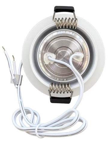 MW LED Mini Puck Down Light,CW6000K, 2" Recessed, for Bedroom/Hallway/Office Lighting