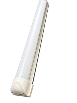 LED T8 Under Cabinet Light, 4 feet, 3000K Warm White,20W,Metal Base Frost.Non-replaceable LED