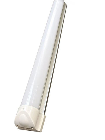 LED T8 Under Cabinet Light, 4 feet, 3000K Warm White,20W,Metal Base Frost.Non-replaceable LED