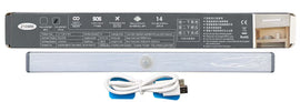 LED Lamp,1pc 21 cm USB Rechargeable Led Light,Perfect For Cabinet, Wardrobe And Hallway, Wireless Motion Sensor Under Cabinet Lighting, Rechargeable Magnetic Night Lamp For Hallway Kitchen Cabinet Shelf Wardrobe House Room Decoration