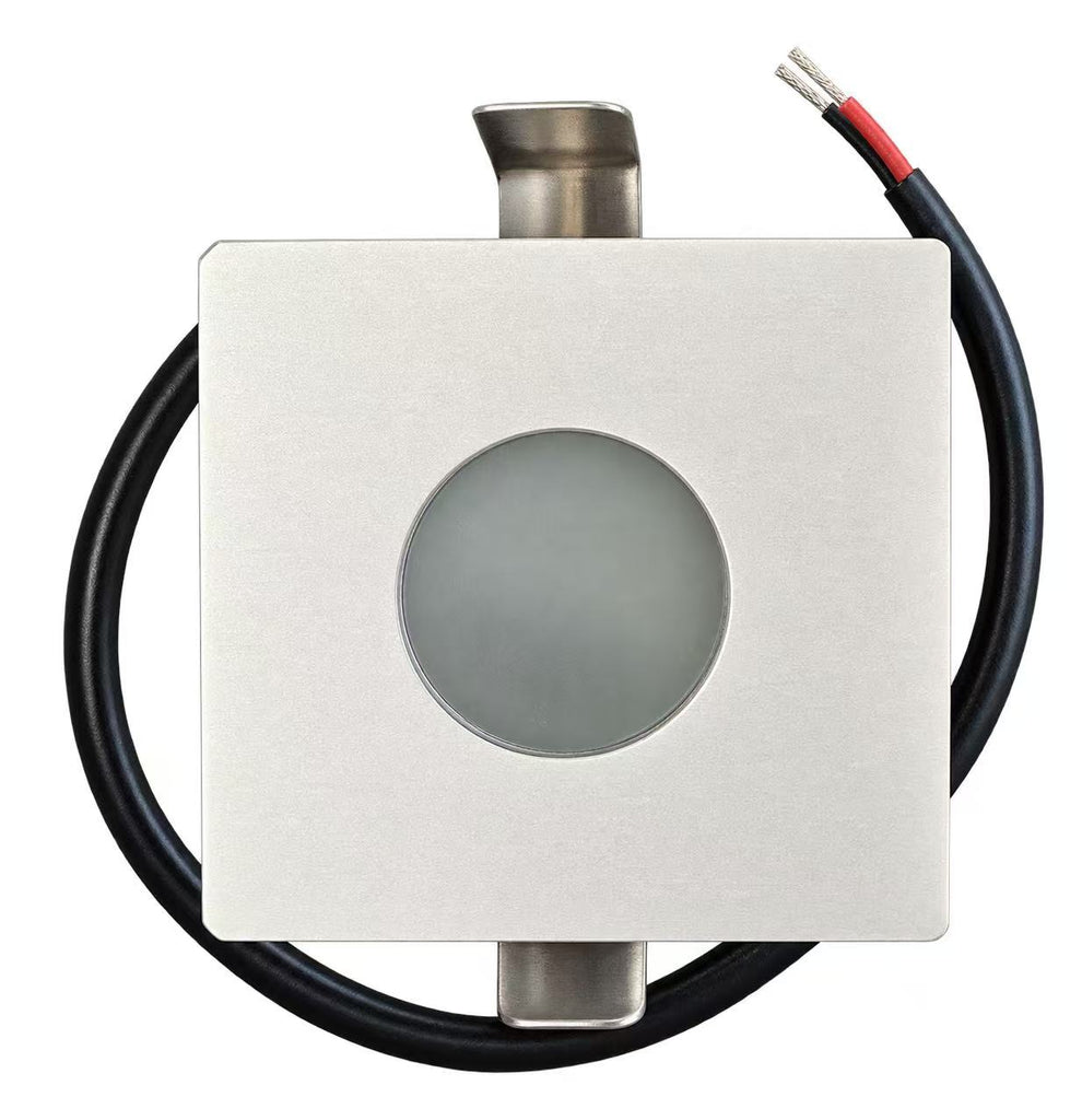 MW LED Square Deck Lights Recessed,12V Low Voltage Outdoor Step Lighting for Patio Stairs