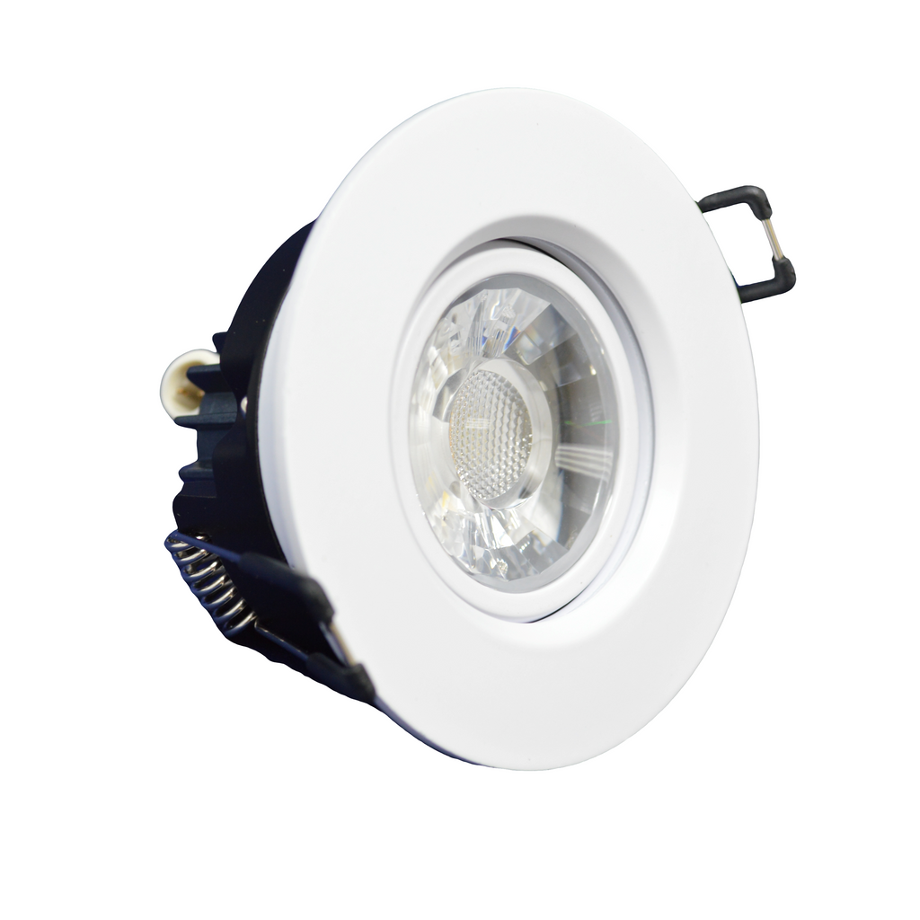 MW LED 3Inch Gimbal LED Downlight Dimmable Recessed Ceiling Directional Rotatable Light Damp Location ETL Listed IC Rated 8W Color Selectable 3CCT 3000K/4000K/5000K