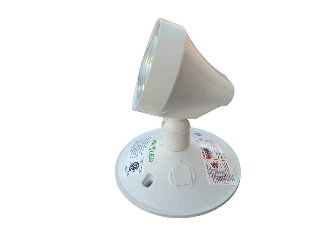MW LED One Single Remote Head  for Emergency Light ,Thermoplastic DC5V-24V Opertional,3 Watt, 180 Lm , CM-201C CUL Listed