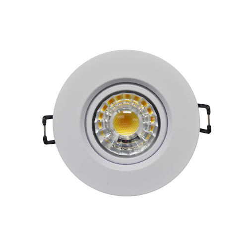 MW LED 3Inch Gimbal LED Downlight Dimmable Recessed Ceiling Directional Rotatable Light Damp Location ETL Listed IC Rated 8W Color Selectable 3CCT 3000K/4000K/5000K