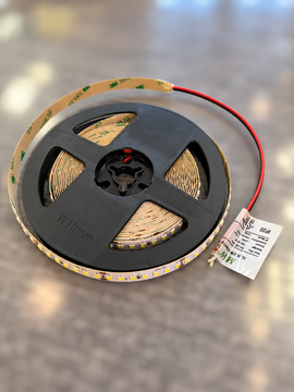 MW LED Strip Lights, Pure White 6000K,DC24V,55W(Max),10MMx5M,154pcs/M, SMD2835,Bright LED Tape Light for Bedroom, Kitchen, Closet, Cabinet, Mirror, Indoor