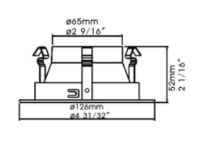 MW LED 4" Bright Classic Recessed Can Light Trim, with Decorative Aluminum Reflector for 4 1/4" Housing