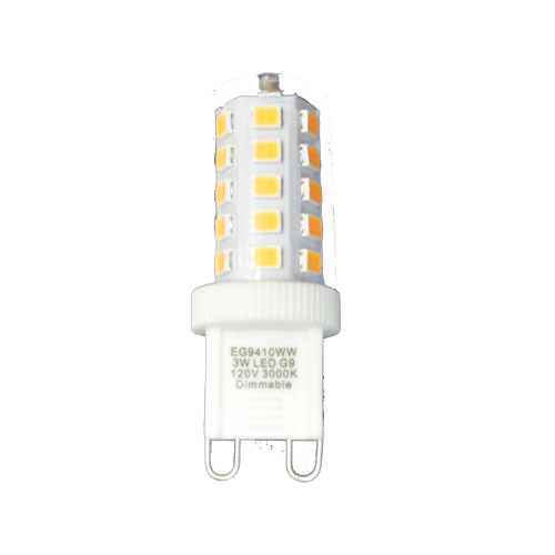 G9 LED Light Bulb 3W (35W Halogen Bulbs Equivalent) 350LM Warm White 3000K AC 120V G9 Base Lamp Dimmable