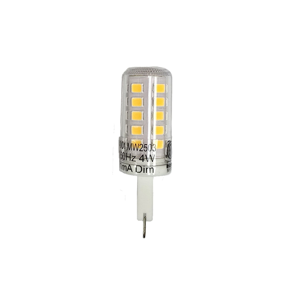 G9 LED Light Bulb 4W (40W Halogen Bulbs Equivalent) 400LM Warm White 3000K AC 120V G9 Base Lamp Dimmable