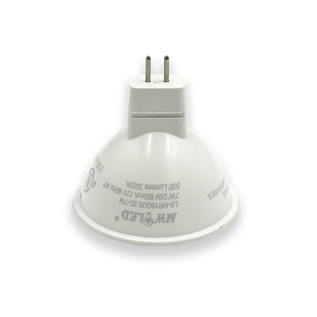 MR16 LED Light Bulb, 50W Incandescent Replacement Spotlight, 3000K Warm White