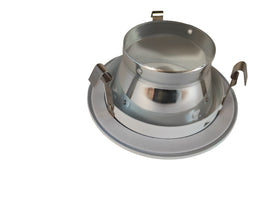 MW LED 4" Bright Classic Recessed Can Light Trim, with Decorative Aluminum Reflector for 4 1/4" Housing