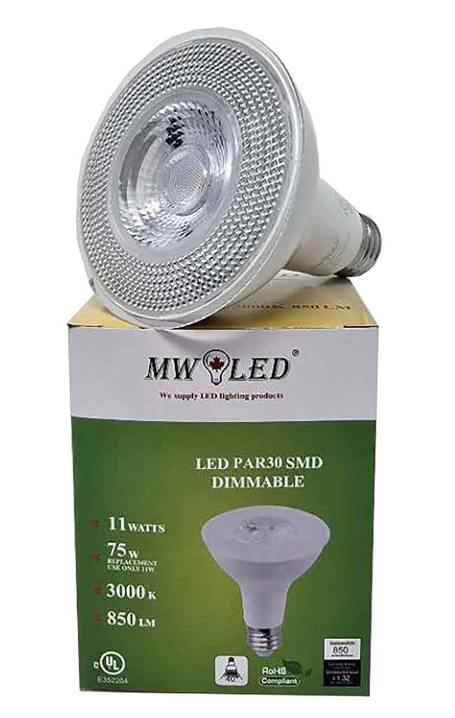 PAR30 LED Light Bulb, 75W Incandescent Replacement Spotlight, 3000K Daylight