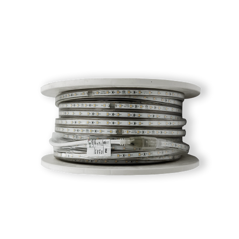 Waterproof Warm White 3000K AC120V 165ft/50m, Outdoor Strip Lights Ideal for Eaves, Backyards Garden, Indoor Outdoor Use.