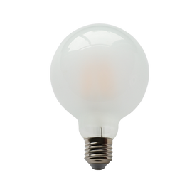 G125  Light Bulb  10W LED Filament 80W Incandescent, Base E26, 2700K Warm White