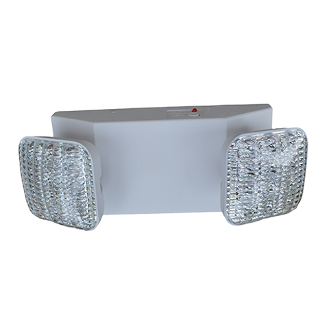 MW LED Emergency Lights CM222 Ultra - Bright White LED Light 1.2w x 2, Battery Backup for 90 Minutes 120V Universal mounting CSA Listed